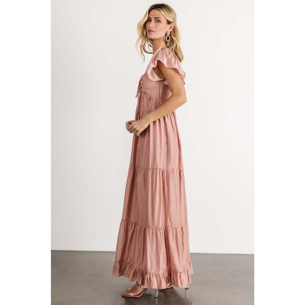 Baltic Born Agatha Maxi Dress | Dusty Mauve Size XSXS - Picture 5 of 5